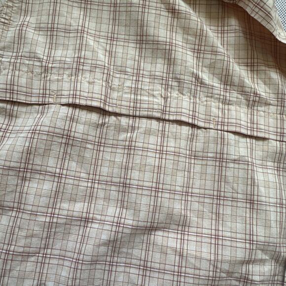 St. John's Bay Shirt Mens 3XL Cape Back Button Up Fishing Vented Outdoor Orange - Picture 3 of 5